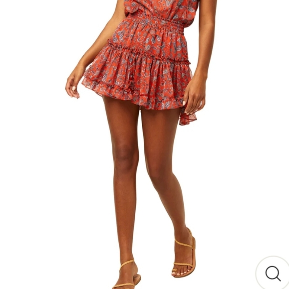 Misa Los Angeles Dresses & Skirts - MISA Marion Skirt in Arnciatta Paisley